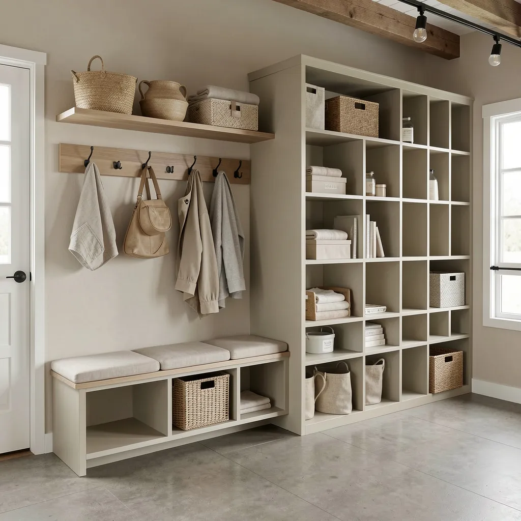 Steel wall hook rail with multiple hooks